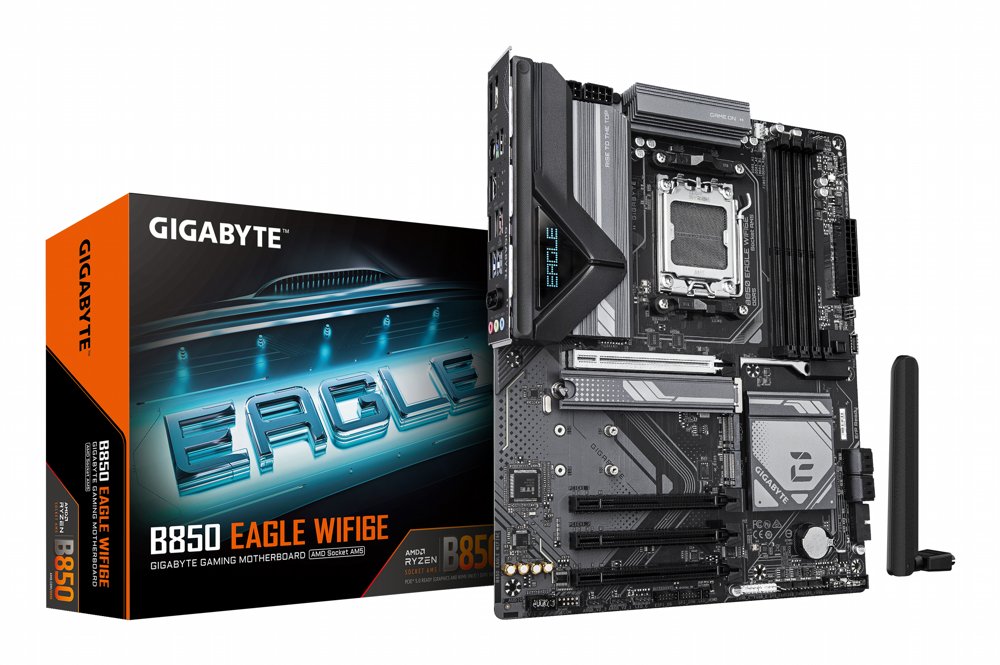 Gigabyte B850 EAGLE WIFI6E | Socket AM5 | AMD B850 | 4xDDR5 | ATX | Moederbord - Matmuis - Matmuis